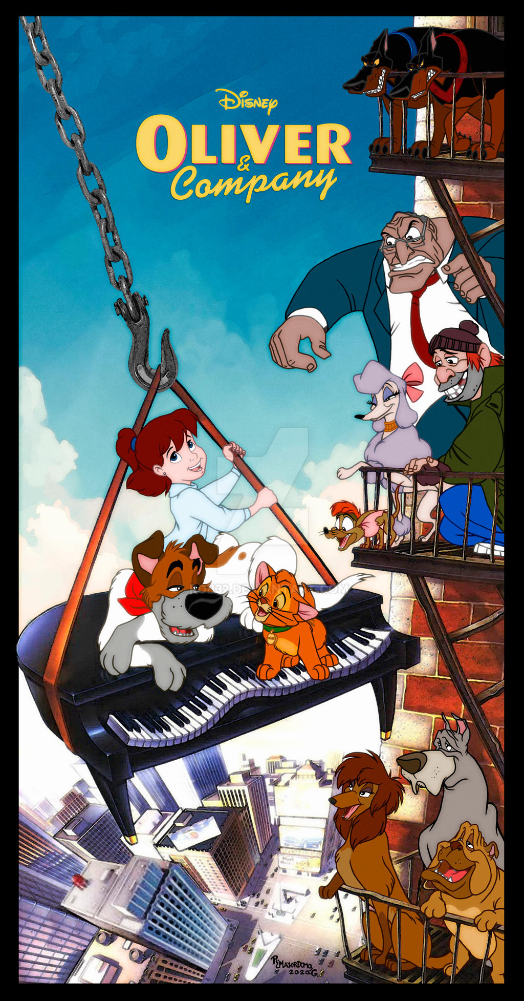 27. OLIVER AND COMPANY, DISNEY!!! by Rob32 on DeviantArt