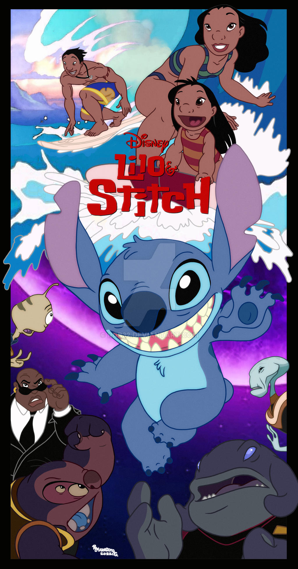Deviantart Stitched 42. LILO AND STITCH by Rob32 on DeviantArt