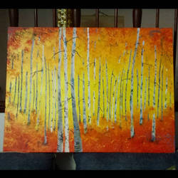 Autumn Birch Trees