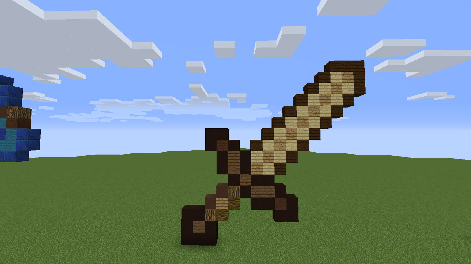 Minecraft Wooden Sword by DiamondLooter on DeviantArt
