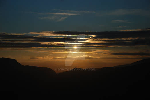 Snowdon Sun Set