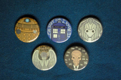 Doctor Who Buttons