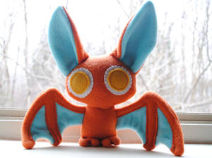 Orange Batty Plush