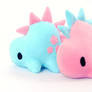 Cotton Candy Stego plushies