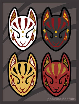 Kitsune Mask Designs