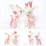 Rose Garden Deer Plush