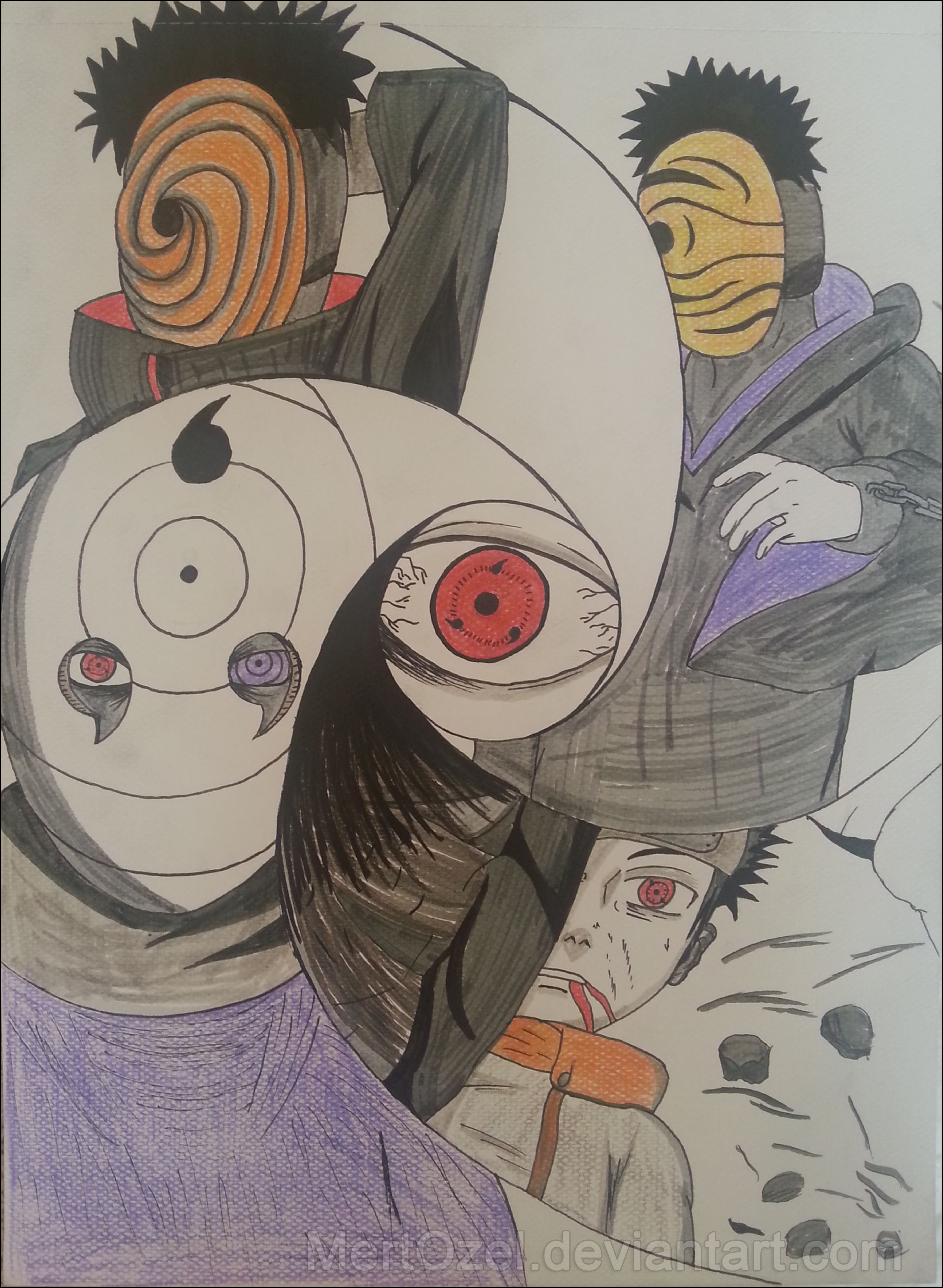 Desenho obito Uchiha e Tobi by guilheemegrdplay on DeviantArt