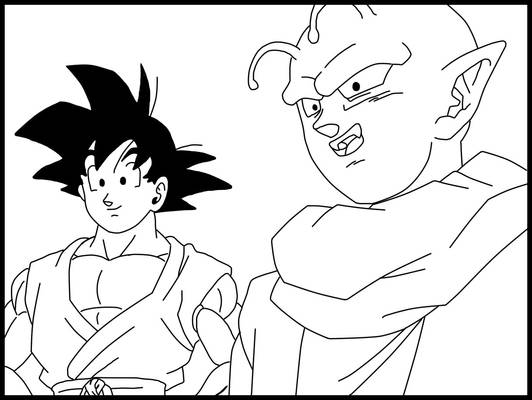 Goku y Dende DBGT