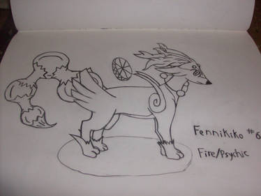 Kennikiko, Fennekin fully evolved (Uncolored)