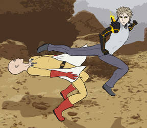 Flying Kick (Genos vs. Saitama)