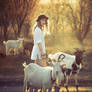 Elena and Goats