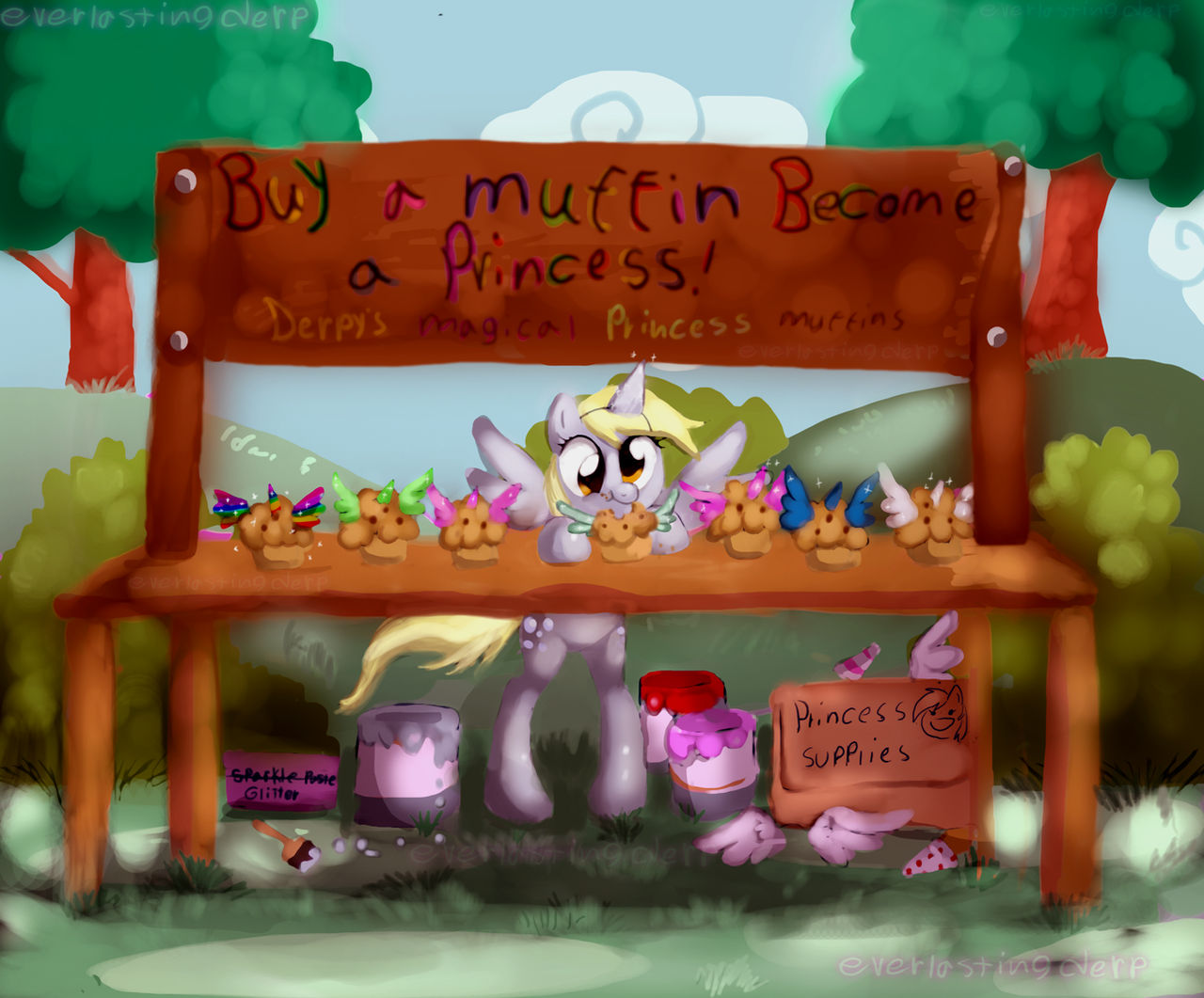 Buy a muffin, become a princess