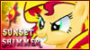 Sunset Shimmer Stamp by jewl-stamps