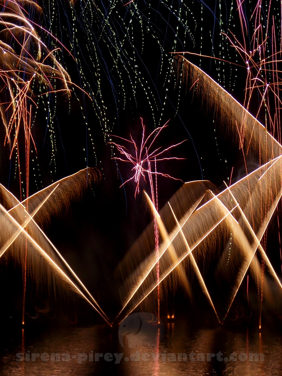 Fireworks Lac Leman