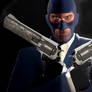 TF2 Blu Spy with Akimbo Ambass