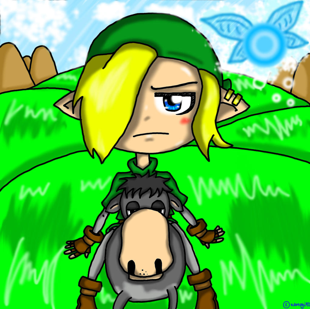 The Real Legend of Zelda: Link and his Donkey by kamugi92 on DeviantArt