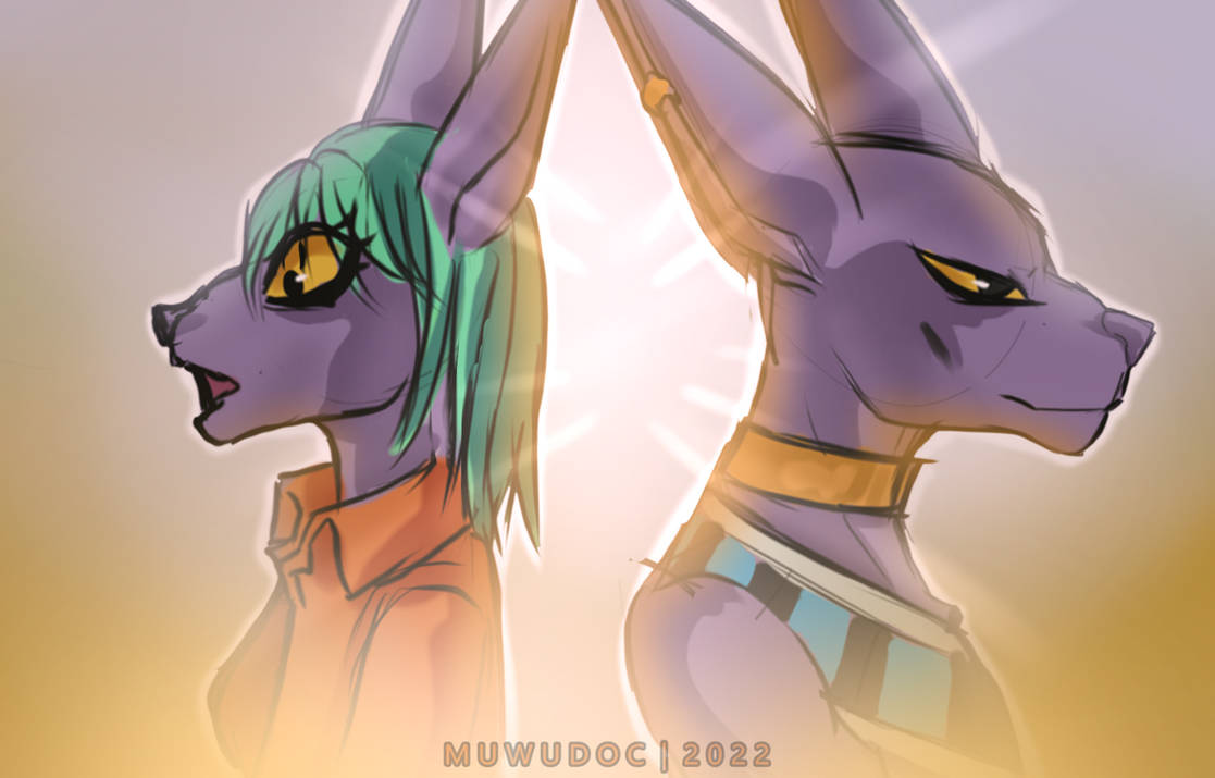 Bulma And Beerus Request by muwudoc on DeviantArt