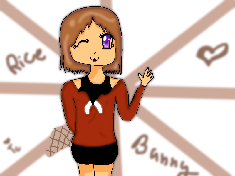 Drawing request...RiceBunny by TheClutzz on DeviantArt