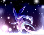 Glaceon Evolution on ice.