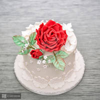 wedding cake photography