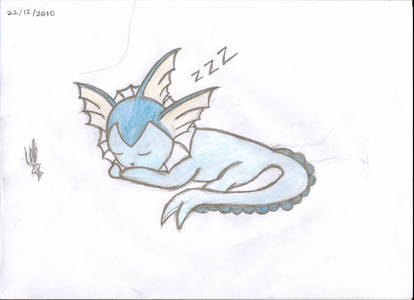 Vaporeon is asleep x