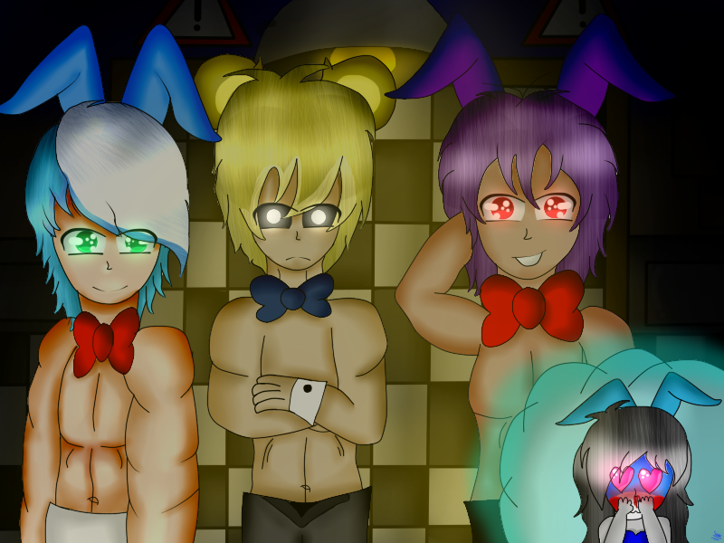 Anime Five Nights at Freddy's Fan art, Anime, png