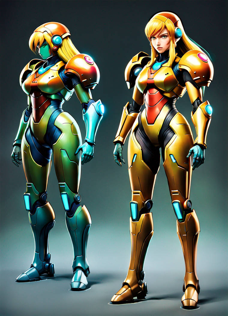 Samas Without Mask Samus Aran with and without helmet, new metroid dr by SilverSparked on ...