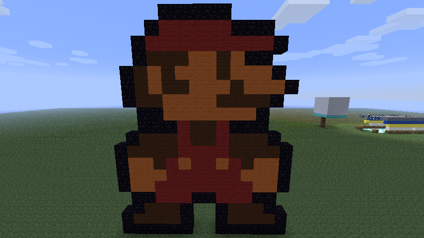 Old School Mario In Minecraft By Yoshiman111 On Deviantart