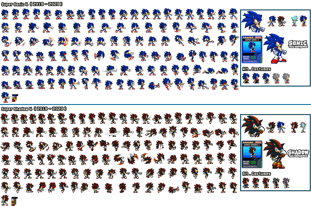 Super Hyper Sonic Sprite Sheet (Sonic X) by TheKnucklesMainG4 on DeviantArt