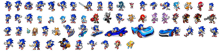 Sonic Art Reference Poses