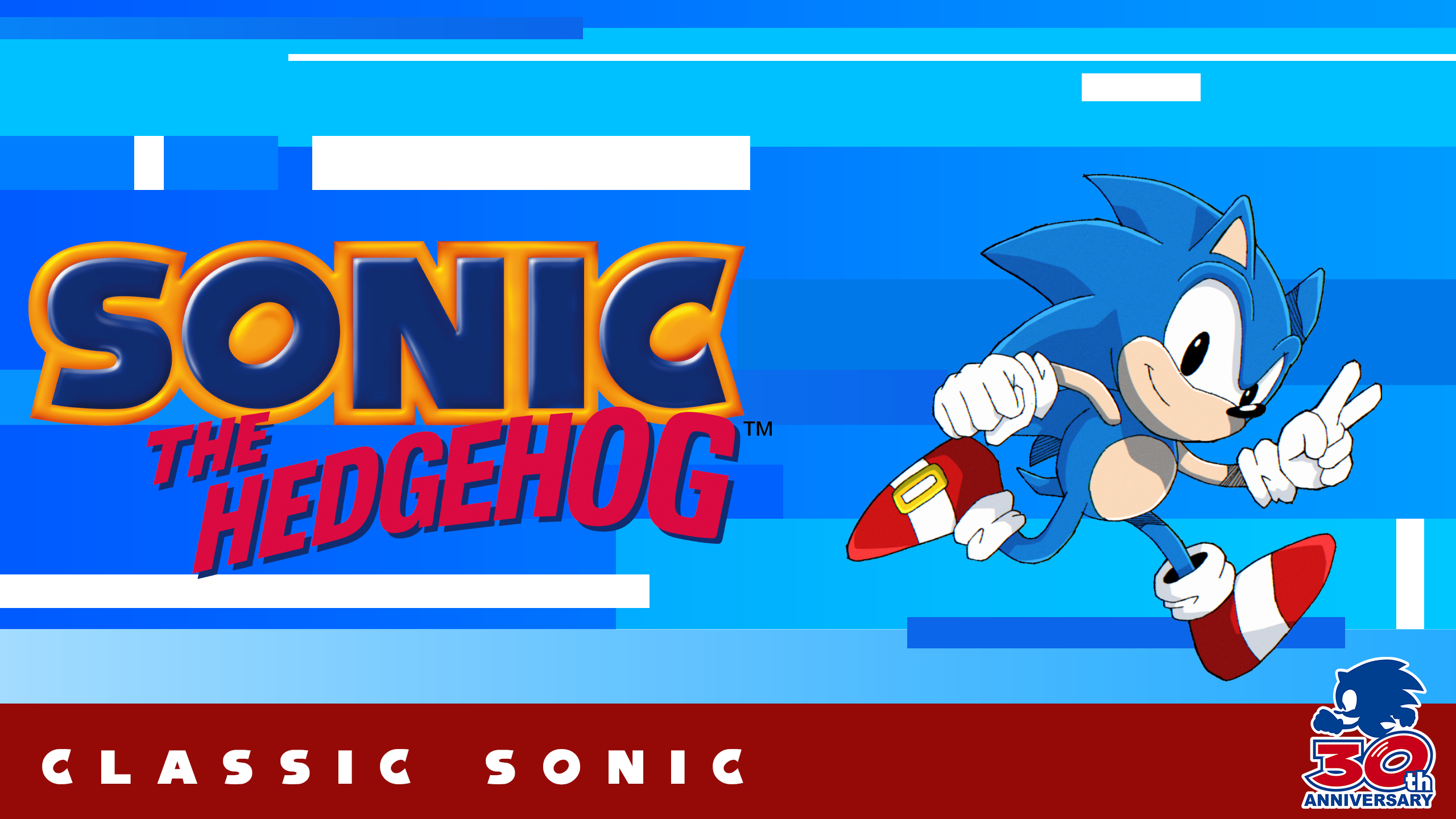 Classic Sonic: Sonic 30th (1991) by SKCollabs on DeviantArt