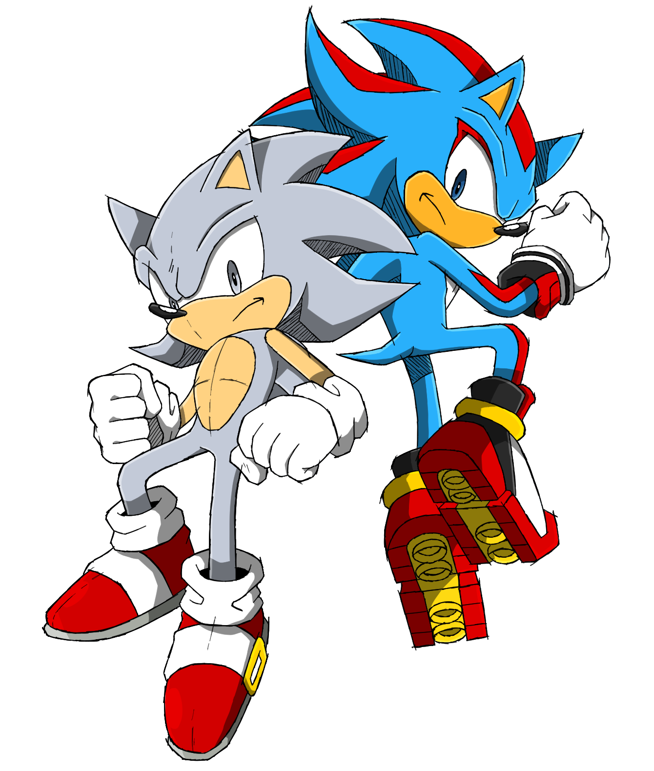 SUPER SONIC GOD (BLUE) by SarkenTheHedgehog on DeviantArt