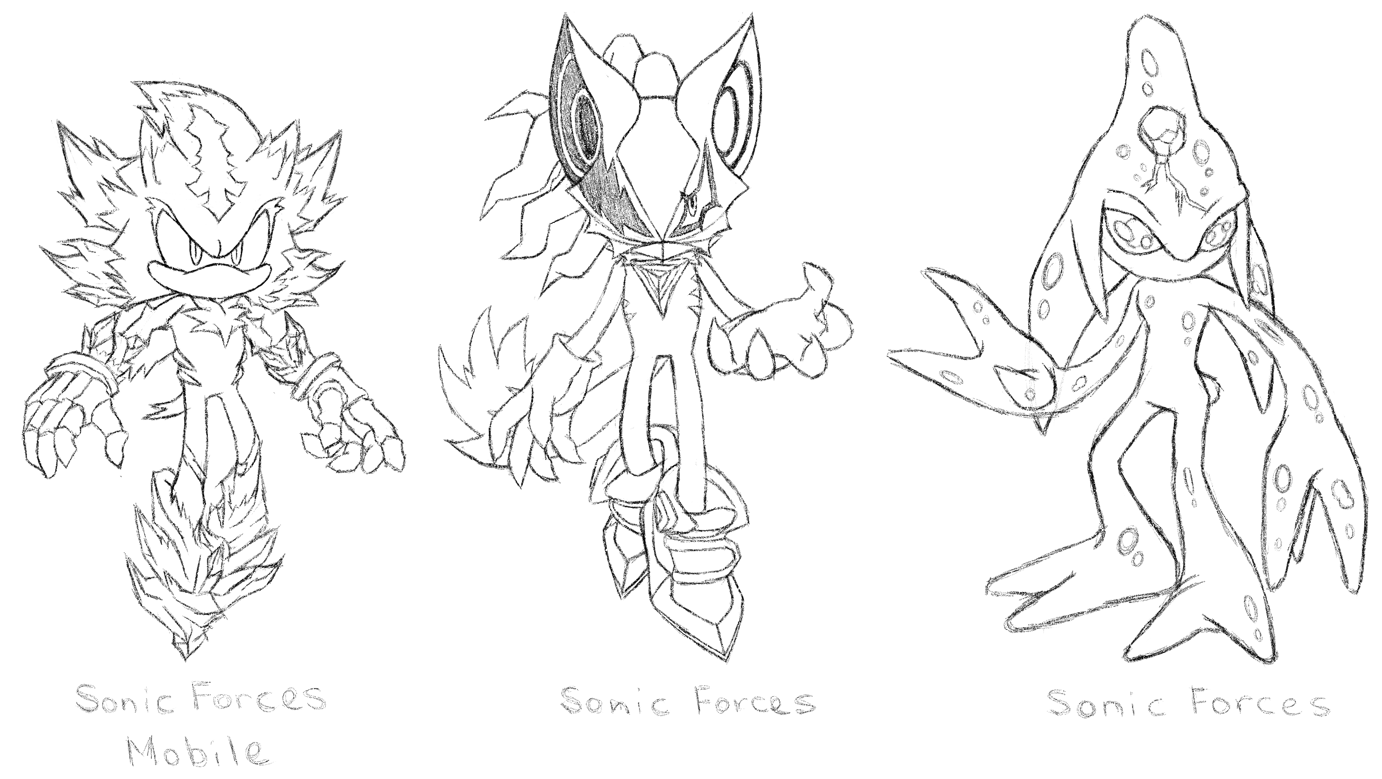 Dark Sonic Outline by grim-zitos on DeviantArt