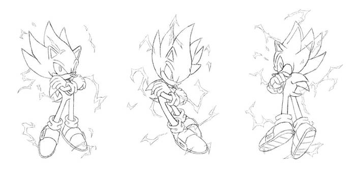 Super Sonic 2 Sketch