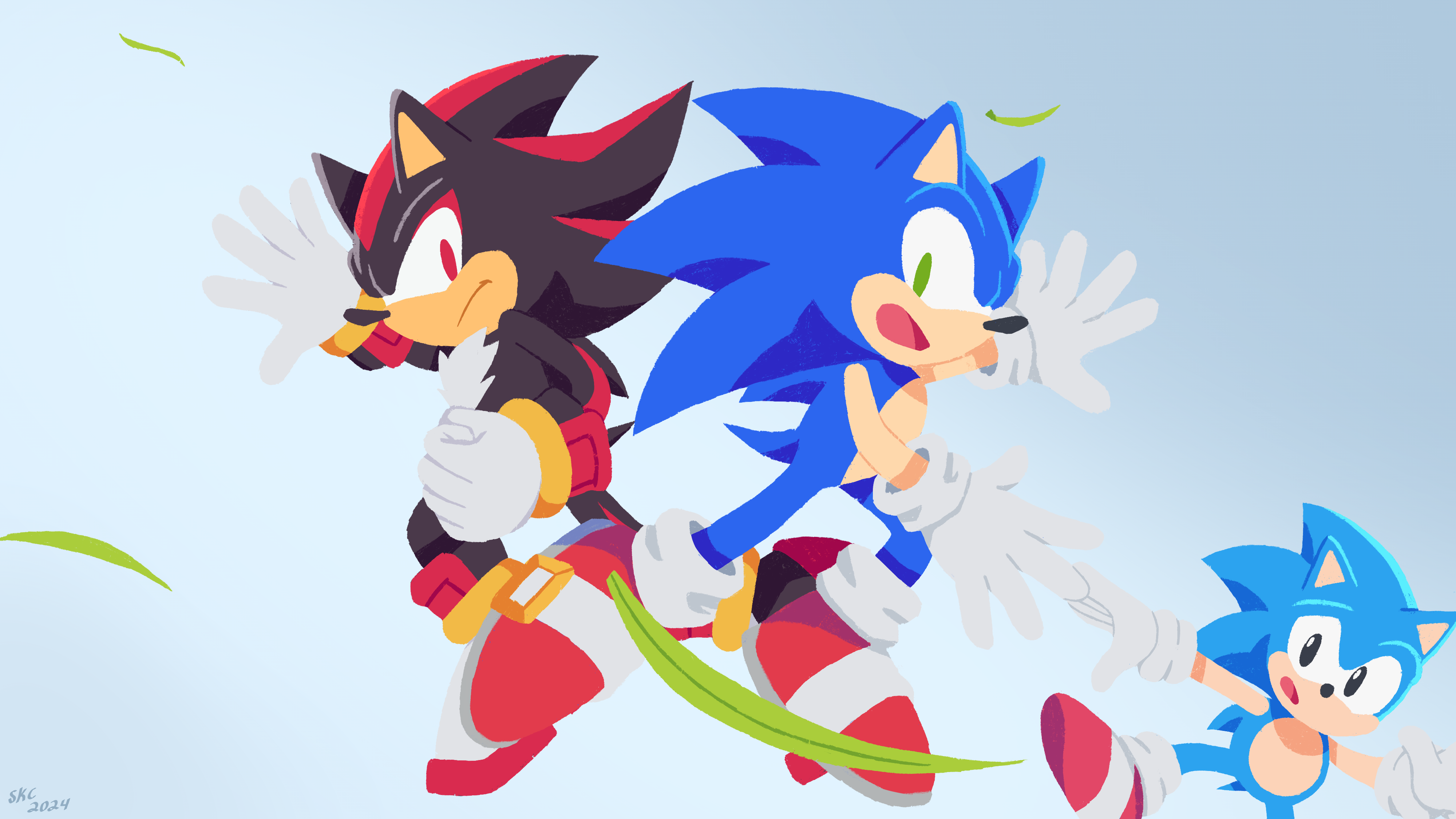 Sonic x Shadow Generations Redraw Pt.2 (lineless) by SKCollabs on ...