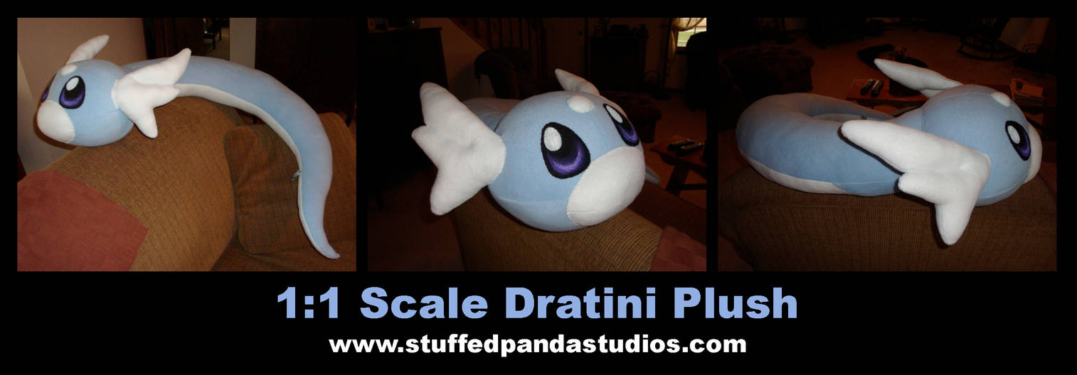 Life sized Dratini plushie