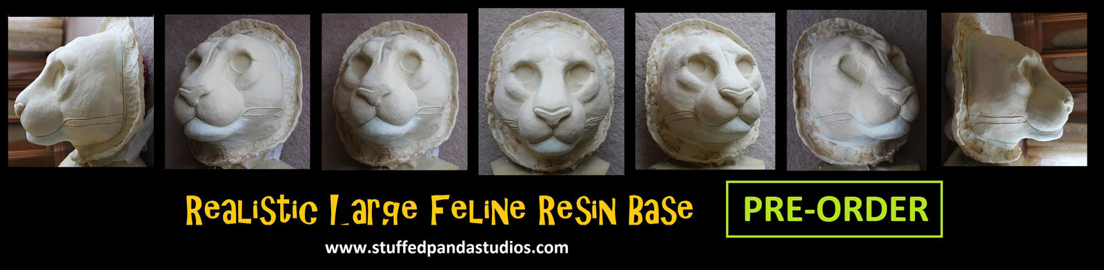 PRE-ORDER large feline resin and foam base