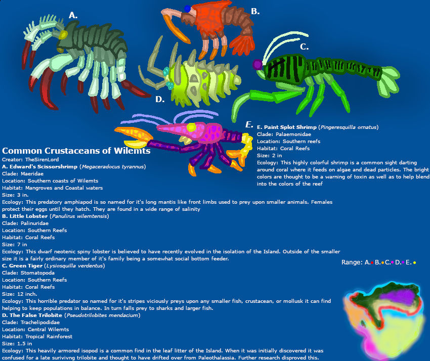 Mini Crustaceans Wilemts Minievent Entry 14: Common Crustaceans by TheSirenLord on ...