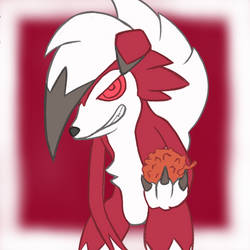 Lycanroc Holds a 'berry'