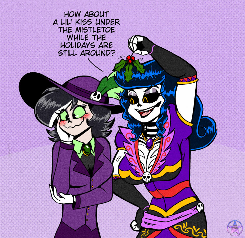 Misletoe Mistress by NonComposMentisStuff on DeviantArt