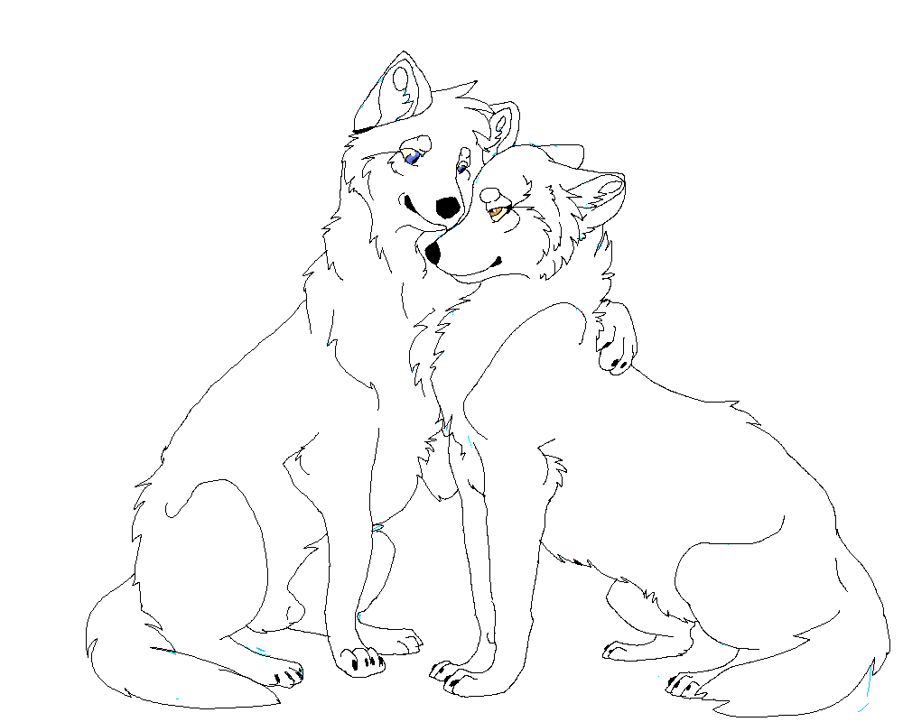 .:Free Wolf Couple Base:.