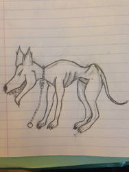 Creepy Dog Sketch