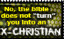 The Bible Doesn't Do That +3