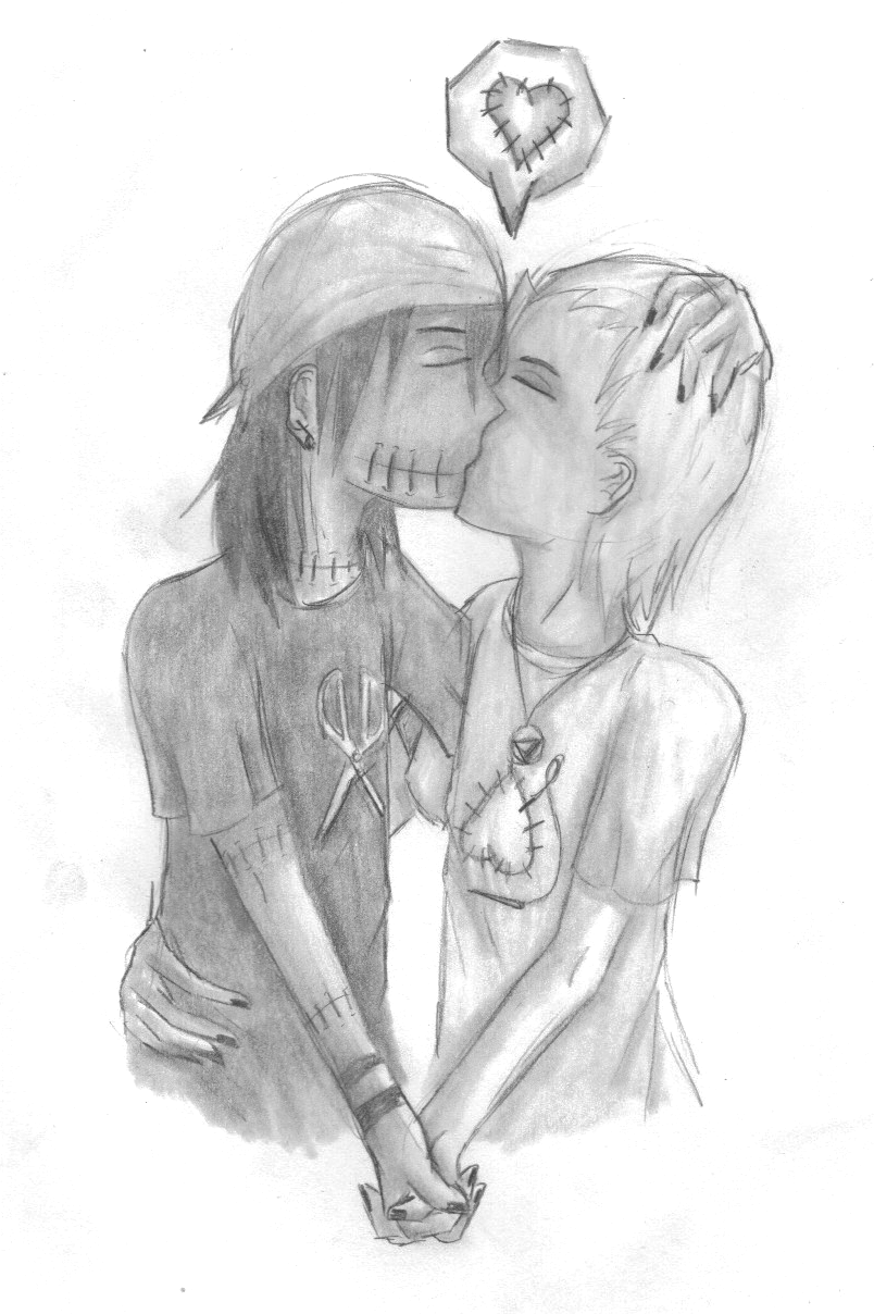 KakuHidan AU - Kiss me...