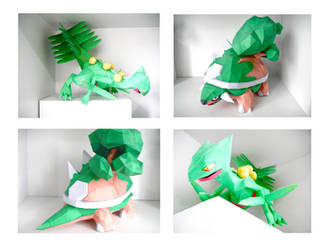 Torterra and Sceptile Papercraft