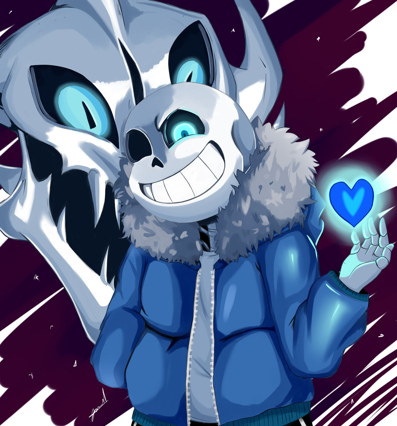 Sans fight by NetrialisPL on DeviantArt