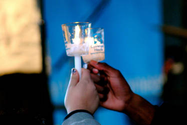 CandleLit Vigil in City for Sandy