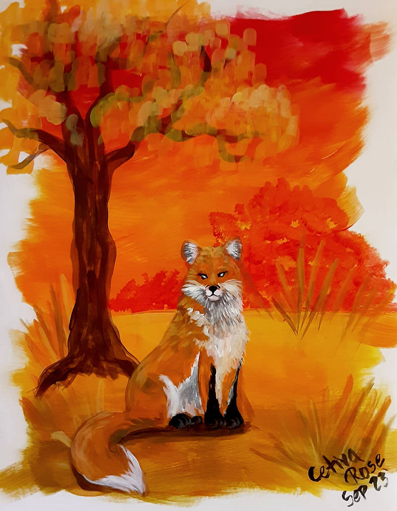 Fox Speed Painting by CetivaRose on DeviantArt