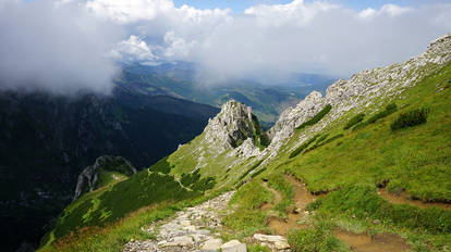 Tatry - Z Giewontu czerwonym szlakiem