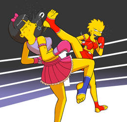 Lisa Simpson vs Jessica Lovejoy (comm)